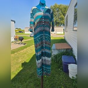 Long duster or beach cover